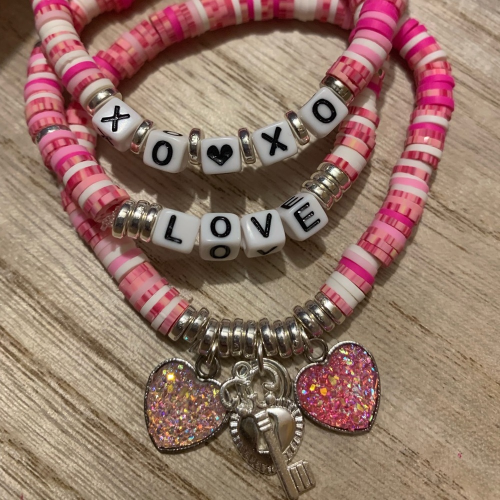 Valentines Bracelet Stack